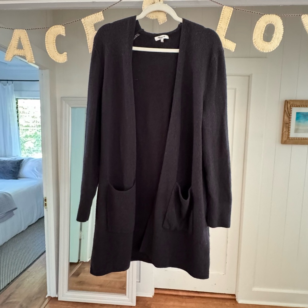 Madewell Soft Cardigan Women’s Medium Black